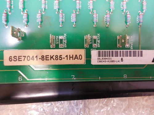 SIEMENS,6SE7041-8EK85-1HA0,C-98043-A1685-L-41,RECTIFIER POWER INTERFACE BD