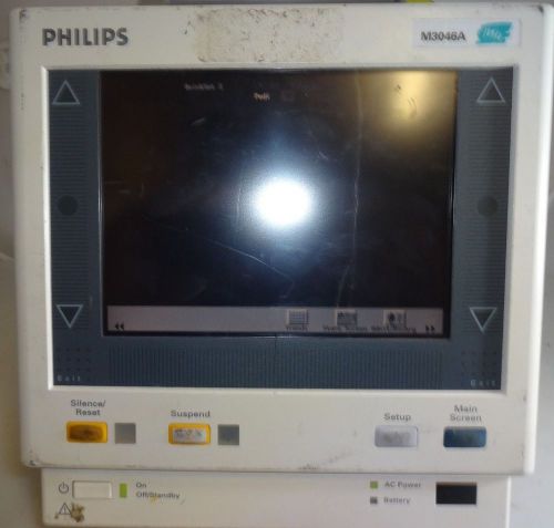 PHILIPS M4 M3046A ICU / CCU PORTABLE PATIENT MONITOR