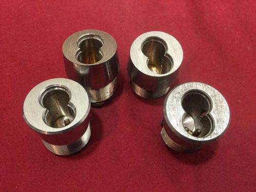 US Lock &amp; Unknown Brand Mortise Cylinder Housings, Set of 4 - Locksmith