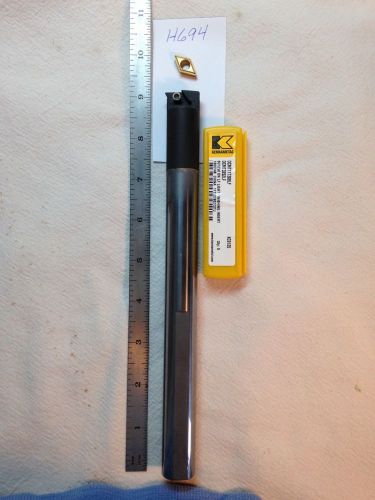 1 NEW 20 MM CARBIDE BORING BAR. W/ 5 KENNAMETAL 32.52 CARBIDE INSERT 9&#034; OAL H694