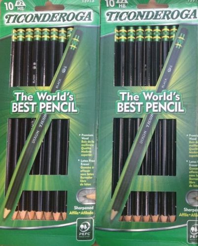 50 ( 5 X10) TICONDEROGA #2 HB PENCILS  13915