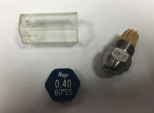 Hago .40 gph 60 degree ss semi solid nozzle (4060ss, 22000,030g2150) for sale