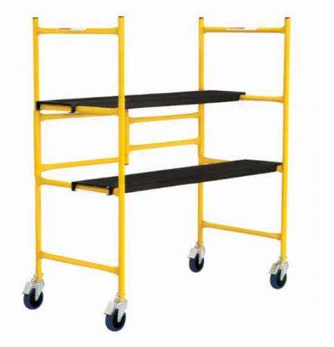 New  4-ft x 41-in x 22.5-in steel work platform rolling scaffolding scaffold for sale