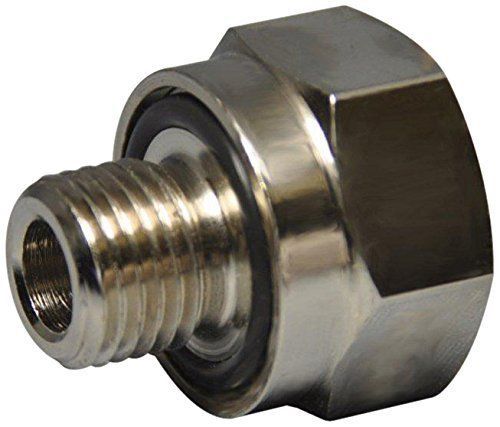 EZ A-106 Silver 14mm-1.5 Thread Size Oil Drain Valve Adapter