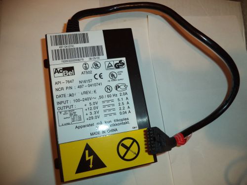 Genuine NCR 497-0410741 Power Supply, ACBEL API-7647