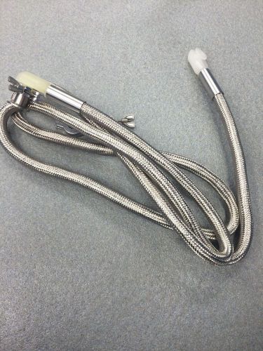 Stainless steel, braided reinforced tubing w/ sanitary fittings, 8 feet for sale