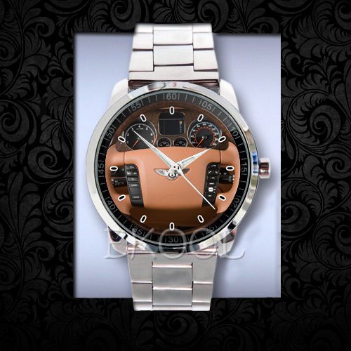 657 2009 bentley continental Steering Wheel  New Design On Sport Metal Watch