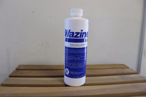 WAZINE 17% Piperazine Turkey,Chicken &amp; Swine Wormer 16 OZ