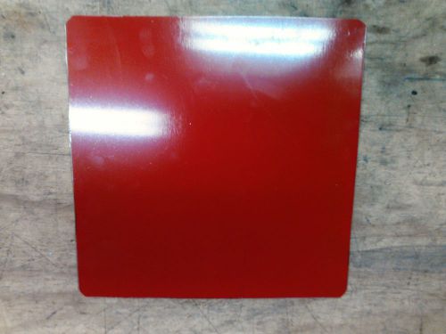 aluminum sign blank 12&#034;x12&#034; .040 red aluminum