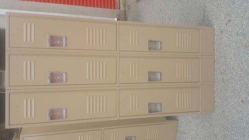 Double Tier Locker, 78&#034;H x 12&#034;D x 36&#034;W