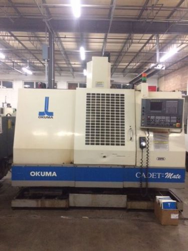 Okuma cadet-mate vertical machining center 40&#034; x 20&#034; vmc w/ 15 hp cat 40 spindle for sale