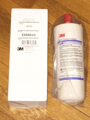 ORIGINAL 3M CS-61 / CS-561 REPLACEMENT WATER FILTER CARTRIDGE PART # 5560010 NEW