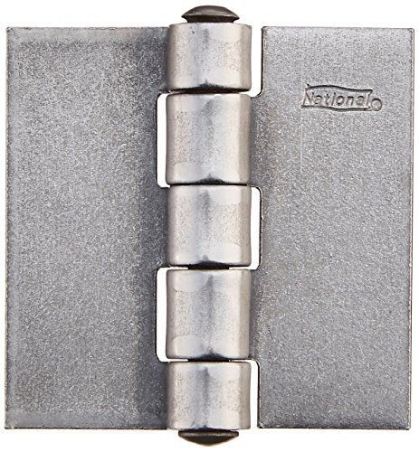 National hardware b560 2&#034; door hinge in plain steel for sale