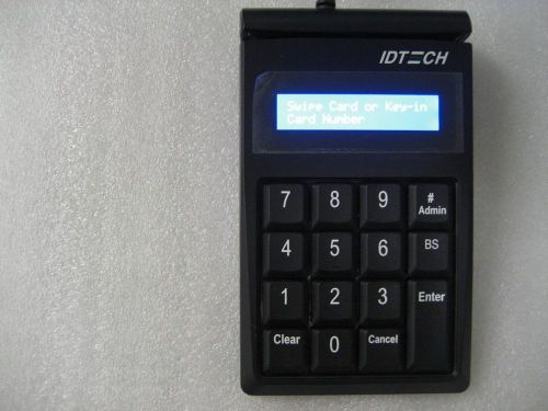 IDTech SecureKey IDKE534833BL | Encrypted Keypad w/ Magstripe Reader