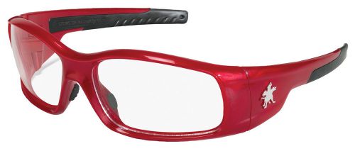 $10.50 crimson red frame swagger safety glasses red/clear free shipping for sale