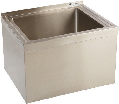 John Boos EMS-2016-12 Stainless Steel Mop Sink, 12&#034; Deep Sink Bowl, 24-5/8&#034; x