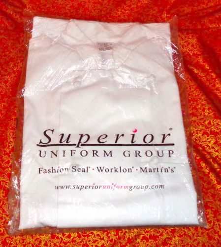 Superior Uniform Group Chef&#039;s Edge white Chef coat sz XS NEW!!