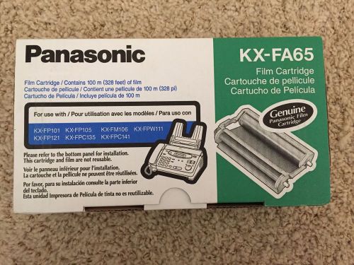 Panasonic kx-fa65 film cartridge for fax machines for sale