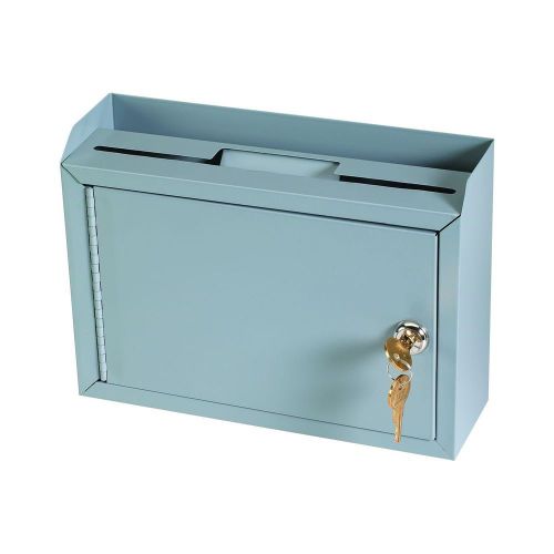 Steelmaster multi-purpose steel drop box 9.75 x 7 x 3 inches gray (22258dbgy) for sale