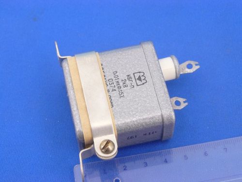 Paper lot of 2 Oil Capacitor KBG-P KBG 0.01uF 2kV 2000V +-5% PiO  MILITARY GRADE