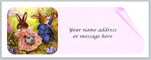 30 Personalized Return Address Labels Mouse Family Buy 3 get 1 free (bo809)