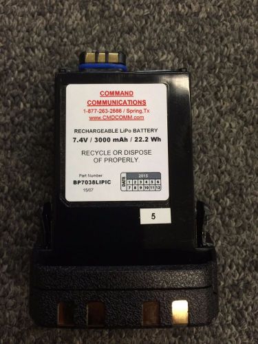 *new motorola apx 6000 7000 8000 radio battery nntn7038 3000mah pmnn4403 apx7000 for sale