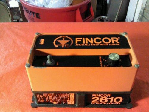 Fincor 2610 DC motor control