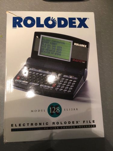 Brand New In Box. ELECTRONIC ROLODEX FILE 128K w/ Infrared Send/Receive