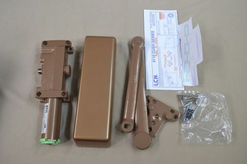 LCN 4111 4110 Series Door Closer LH Alum Cush Arm Stat Statutory Bronze Fin-NEW