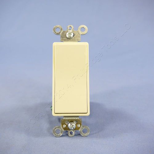 Leviton SCRATCHED Ivory COMMERCIAL Decora Rocker Light Switch 15A Bulk 5691-2I