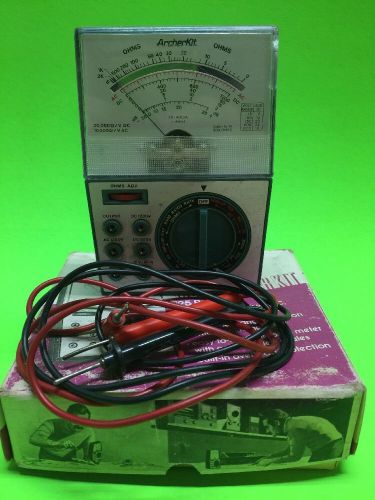 Vintage Archerkit AC/DC Multi-tester 20,000 OHMS DC #28-4013A Ships Free!