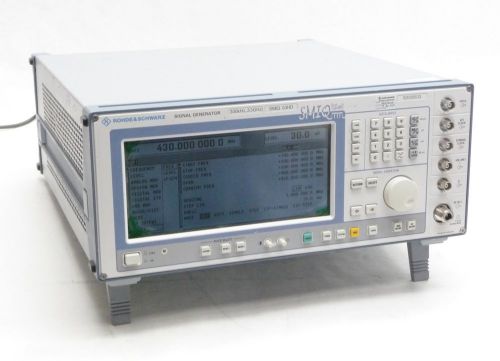 ROHDE SCHWARZ R+S SMIQ 03HD SMIQ03HD VECTOR SIGNAL GENERATOR 300kHz-3.3GHz+OPTS