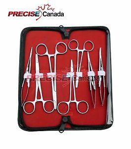 7 PC O.R GRADE MAYO+OLSEN HEGAR+CASTROVIEJO NEEDLE HOLDER MINOR SURGERY SET KIT