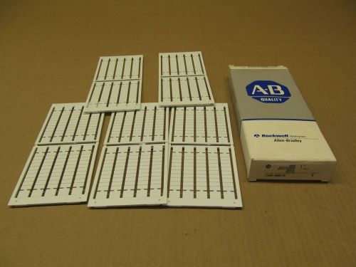 5 NIB ALLEN BRADLEY 1492-SM6X12 1492SM6X12 MARKERS BOX OF 5