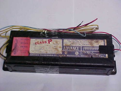 ADVANCE VSM-2E40-S-TP REPLACEMENT BALLAST        MM-243