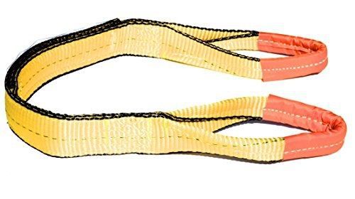 Industrial Grade Web Sling/Lifting Strap 2&#034; x 4&#039; Eye and Eye Flat Web Sling/ Tow