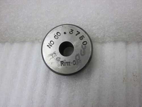 .3750 BORE RING GAGE   LOC.E-19