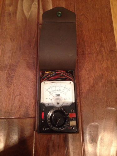 IBM Model 200C Voltage Meter W/Case