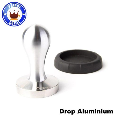 Cafelat Drop Coffee Tamper - 58mm Flat / Aluminium with Tamper Seat