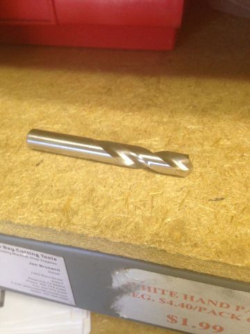 .4375&#034; 7/16&#034; HIGH SPEED STEEL STUB DRILL