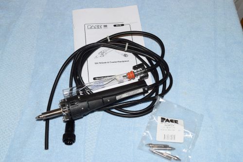 Pace sensatemp ii sx70 sodr-x-tractor desolder solder handpiece w/ tips &amp; manual for sale