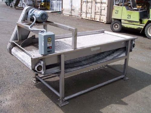 Powered Belt Conveyor 30&#034; x 6.5&#039;, S/S, X