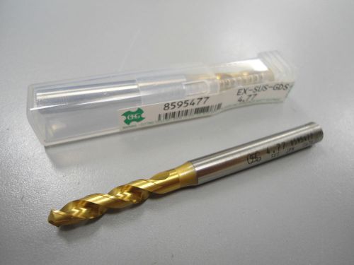 OSG Screw Machine Length Drill Bit 4.77mm 0.1878&#034; 120d V-HSS TiN [Z13]