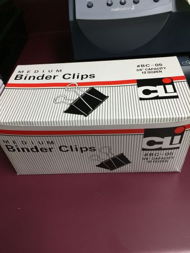 Acco Medium Binder Clips 144 Count