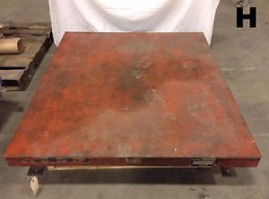 Presto Ax40-4856 Air Scissor Lift Table 4000Lbs Max Center 55&#034;x48&#034; Platform