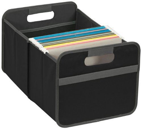 Merangue Double Collapsible Bin, Black (1025-3191-20-000)