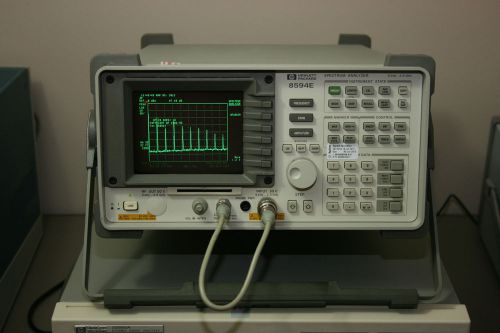 HP Agilent 8594E Spectrum Analyzer Calibrated Warranty, TV Demod &amp; Noise options