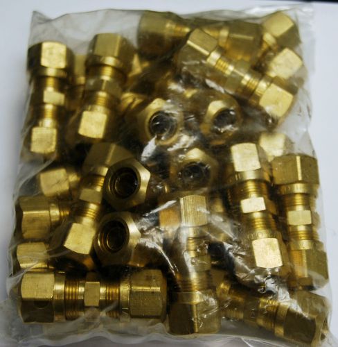 Brass fittings: dot air brake union compression fitting, tube od 5/8&#034;, qty. 50 for sale