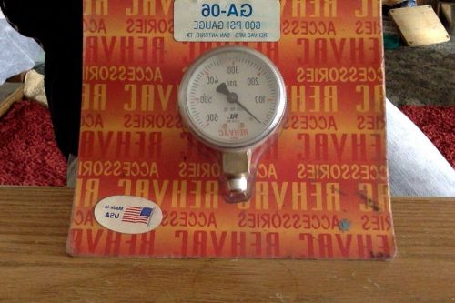 REHVAC MFG GA-06 0-600 PSI GAUGE