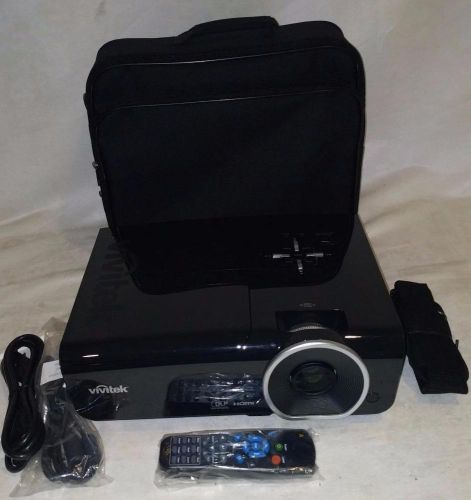 Vivitek d963hd dlp projector w speaker carry case 4500 lumens 30 lamp hours jo for sale